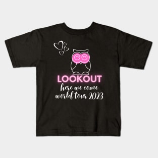 scentsy lookout, here we come, world tour 2023 Kids T-Shirt